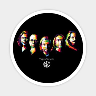 Dream Theater Pop Art Landscape Magnet